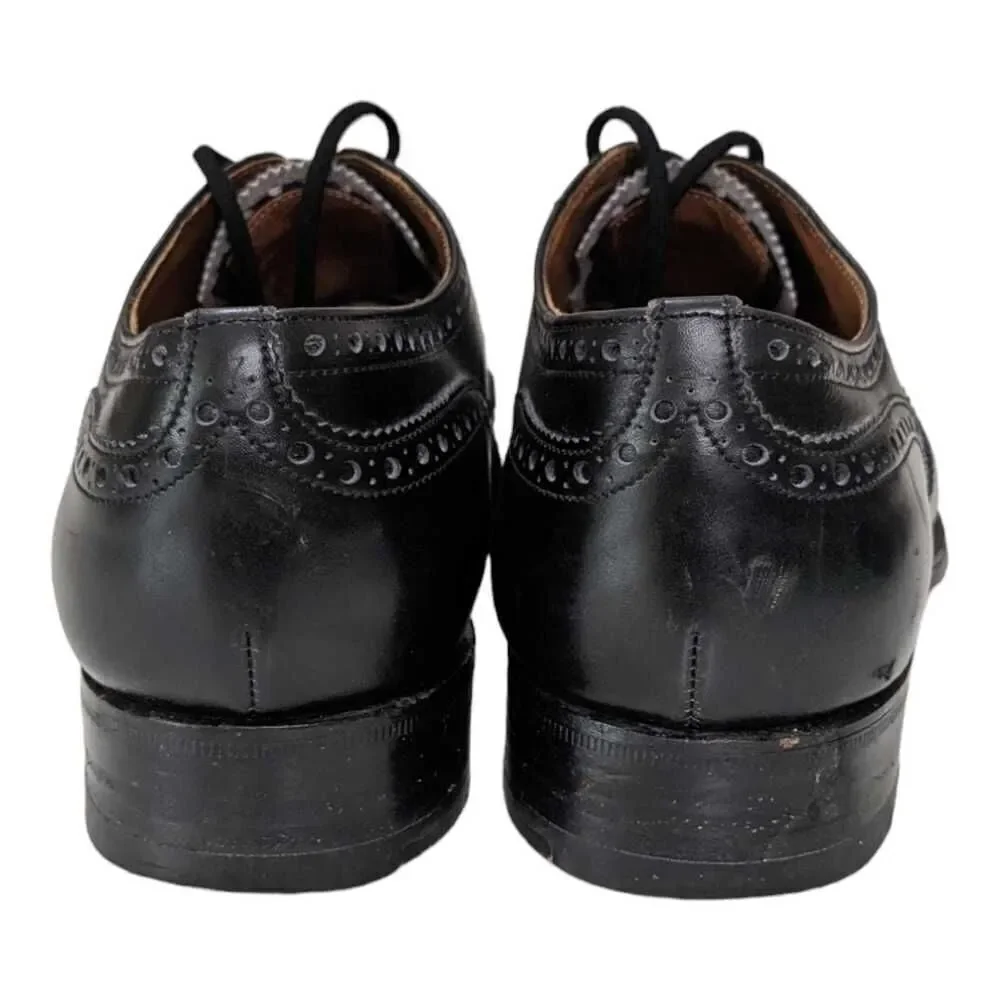 Church's Custom Grade Wingtip Oxford‎ Lace Up Dress Shoes England 8.5 D Black